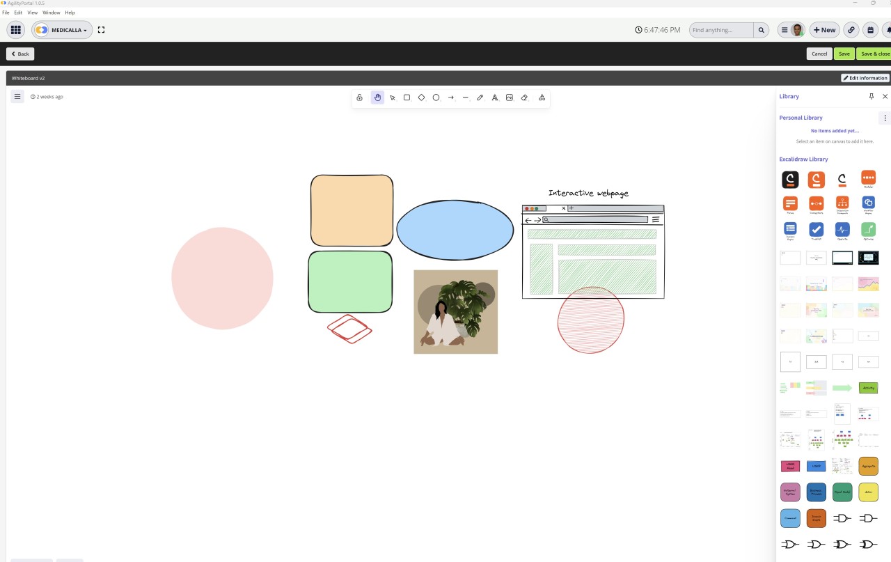 b2ap3_large_AgilityPortal-Whiteboard Best Virtual Whiteboard and Brainstorming Tools for Seamless Online Collaboration - Insight Blog