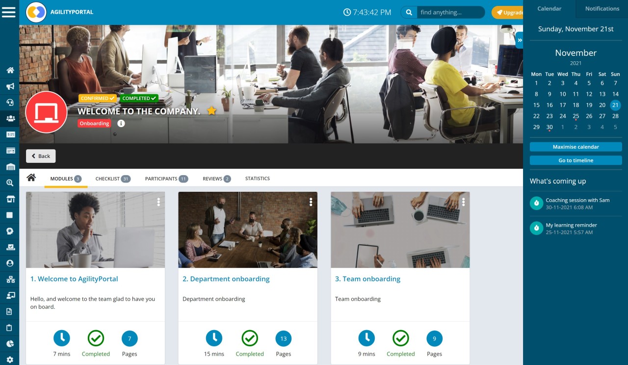 Easy onboarding process
