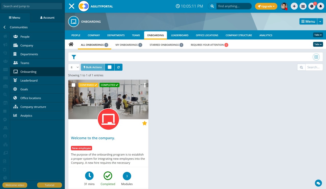 Induction Management System