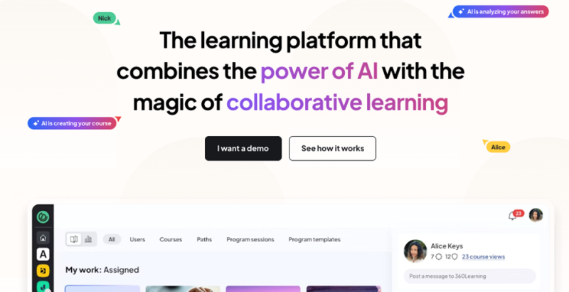 Solution #5: 360Learning &mdash; Peer-Powered Collaborative Learning at Scale