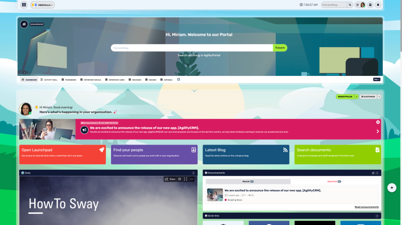 Internal Communication Tools - AgilityPortal