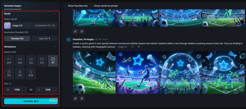 Step 2 &ndash; Fine-Tune Your Universe and Hit Generate