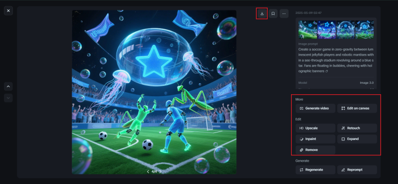 Step 3 &ndash; Customize Your Creation and Download the Dream