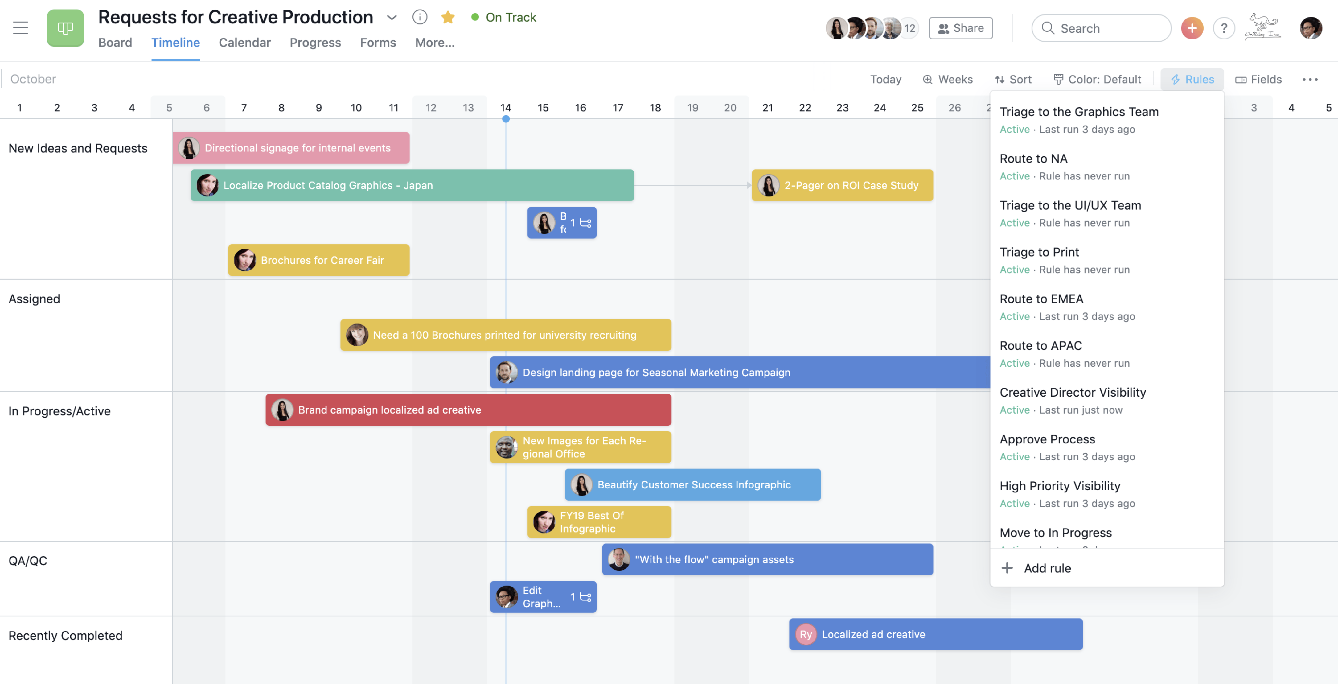 #4. Best for Complex Project Management with Asana 