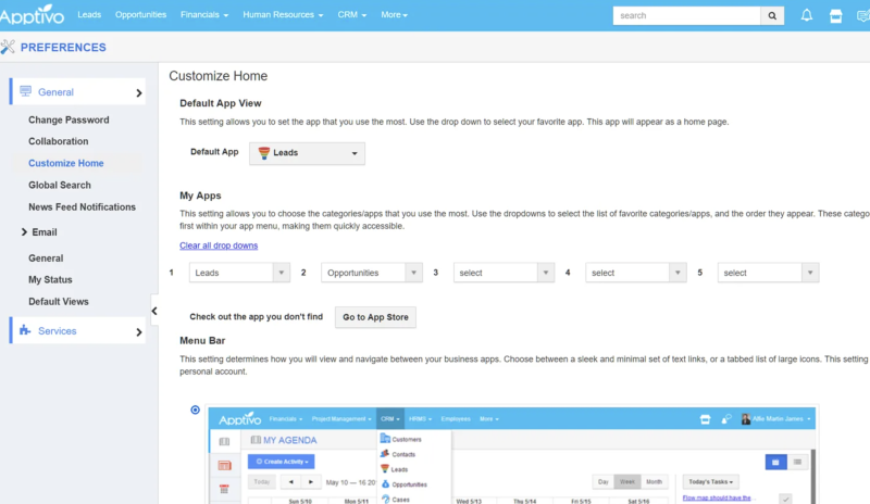 #10. Apptivo &ndash; Modular CRM Solution with Strong Customization Options