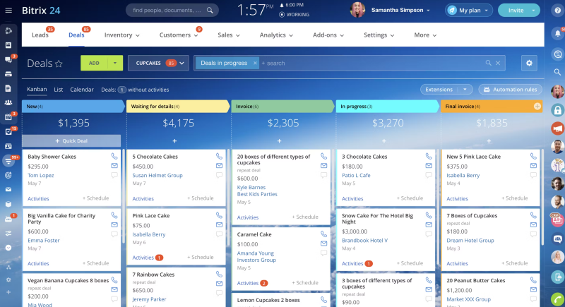 #5. Bitrix24 &ndash; Robust Free CRM with Team Communication Tools