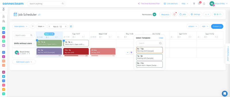 b2ap3_large_Connecteam-dashboard Need a New Employee Scheduling Software? 6 Best Staff Scheduling Programs in 2026 - Insight Blog