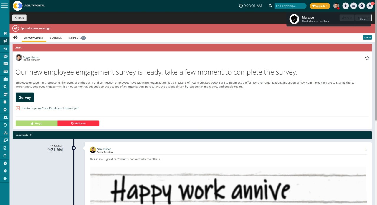 Improve communication 