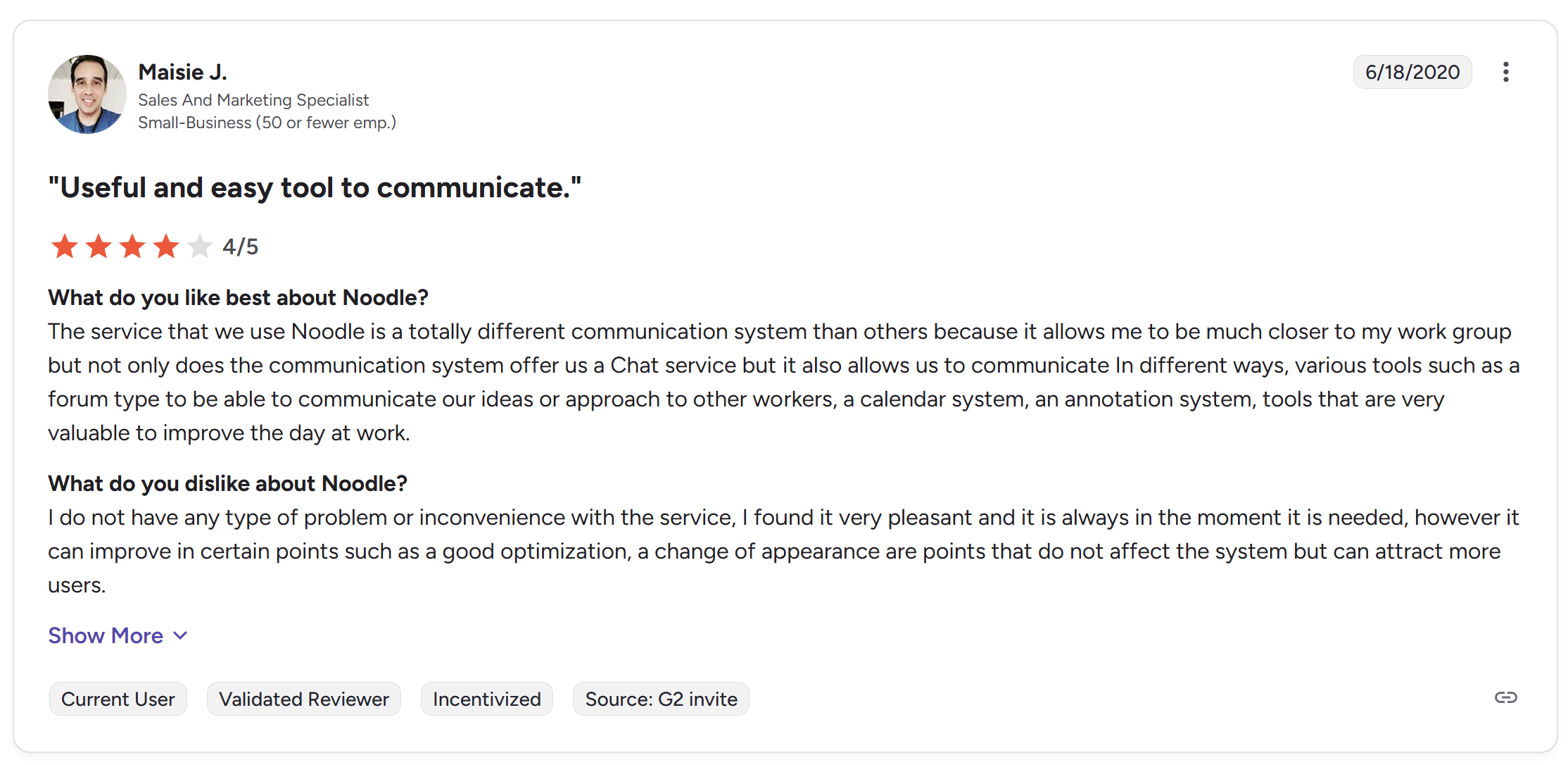 Noodle Work Management Reviews & Product Details