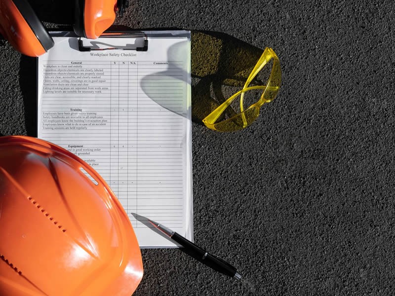 Safety orientation checklist