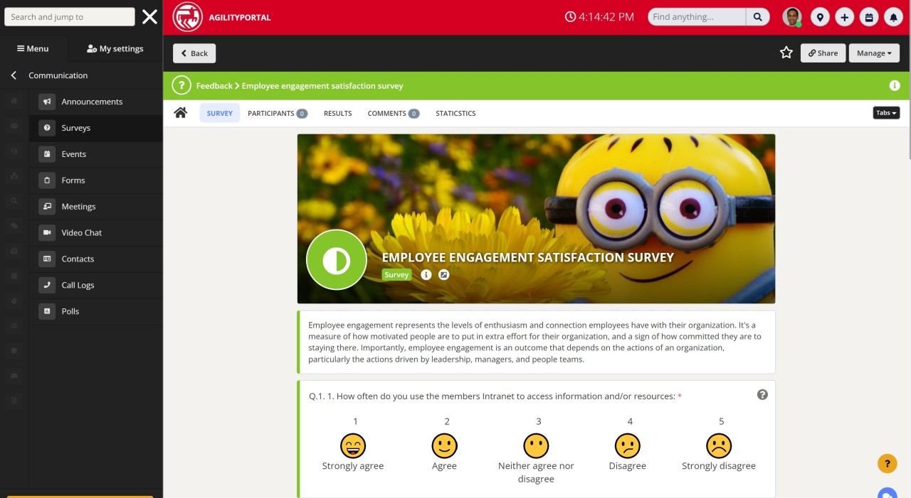 How to manage employee surveys