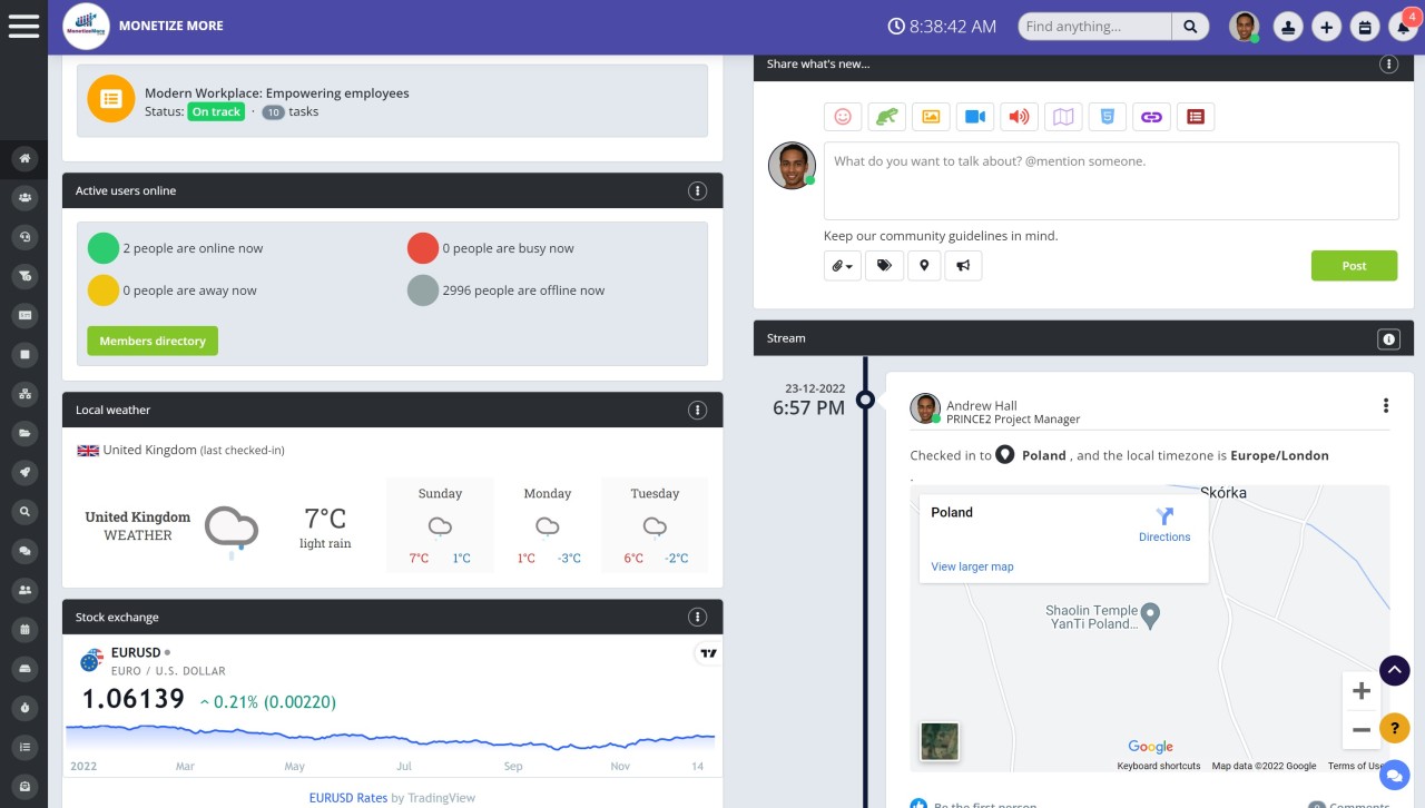 Improves internal communication 