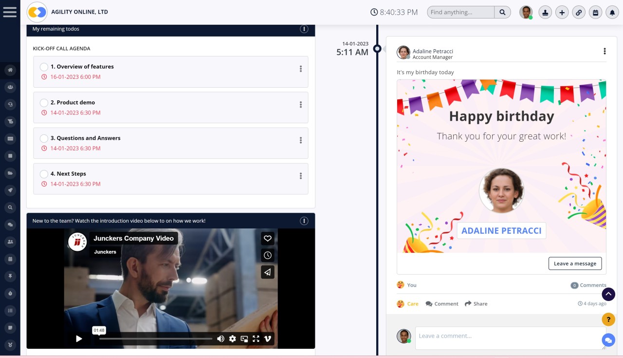 Social media and employee communication platforms