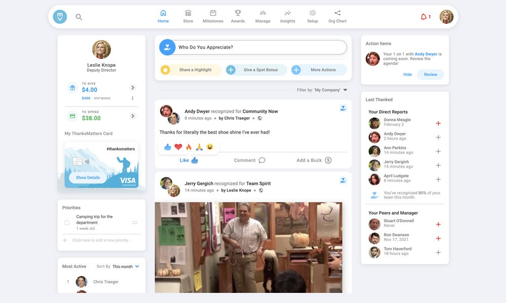 Motivosity employee recognition