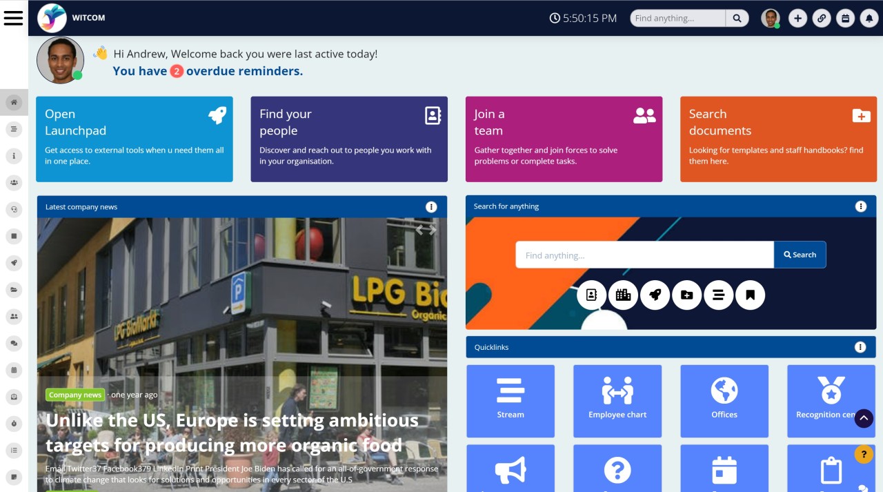 AgilityPortal - Enterprise intranet