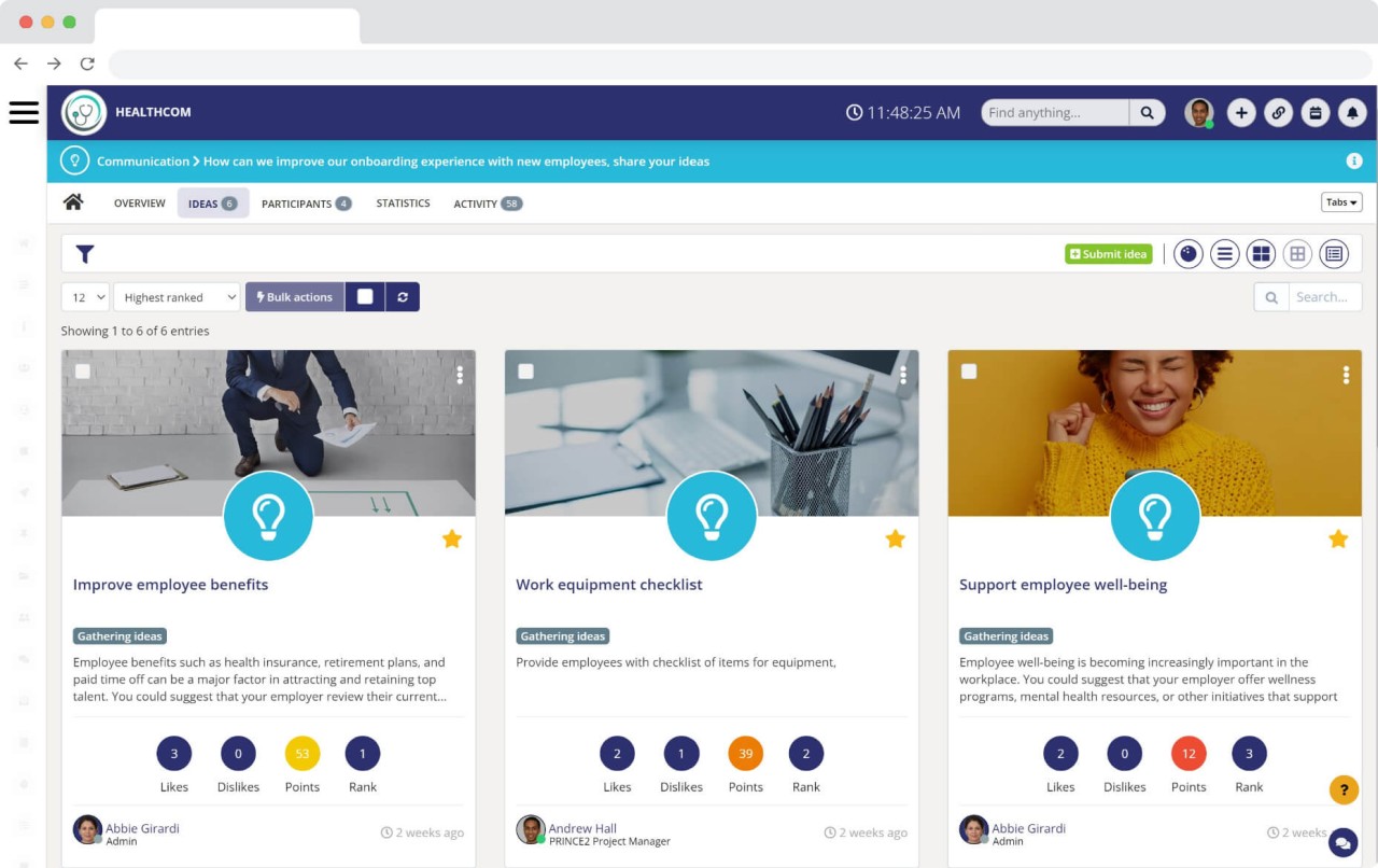 How to collect ideas in the workplace?