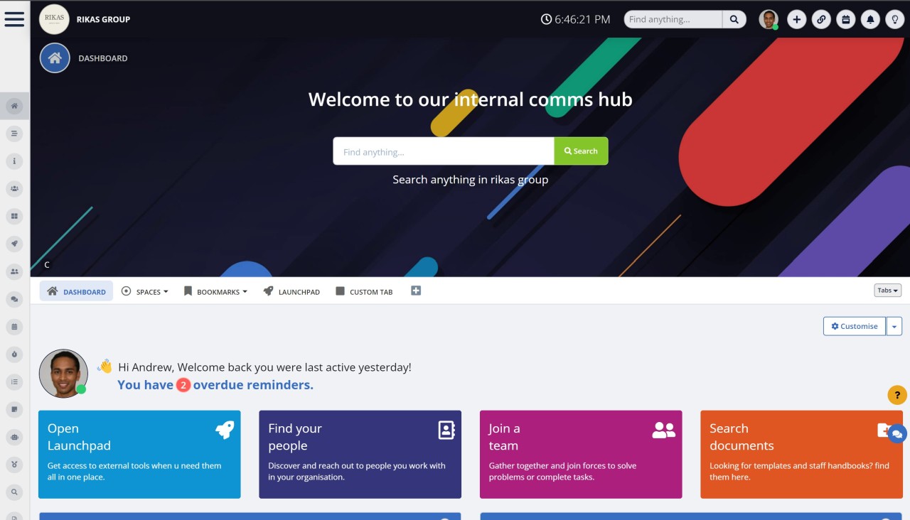 What are internal communication tools