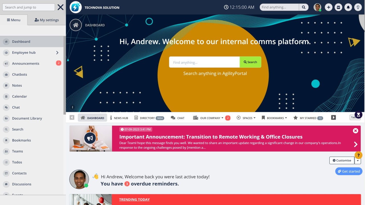 AgilityPortal - Employee Management Software Solutions
