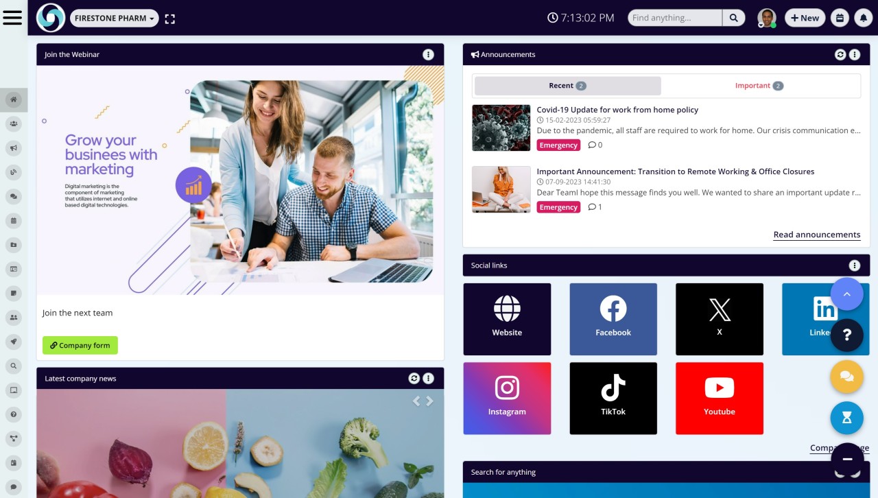 Intranet Software For Non-Profits