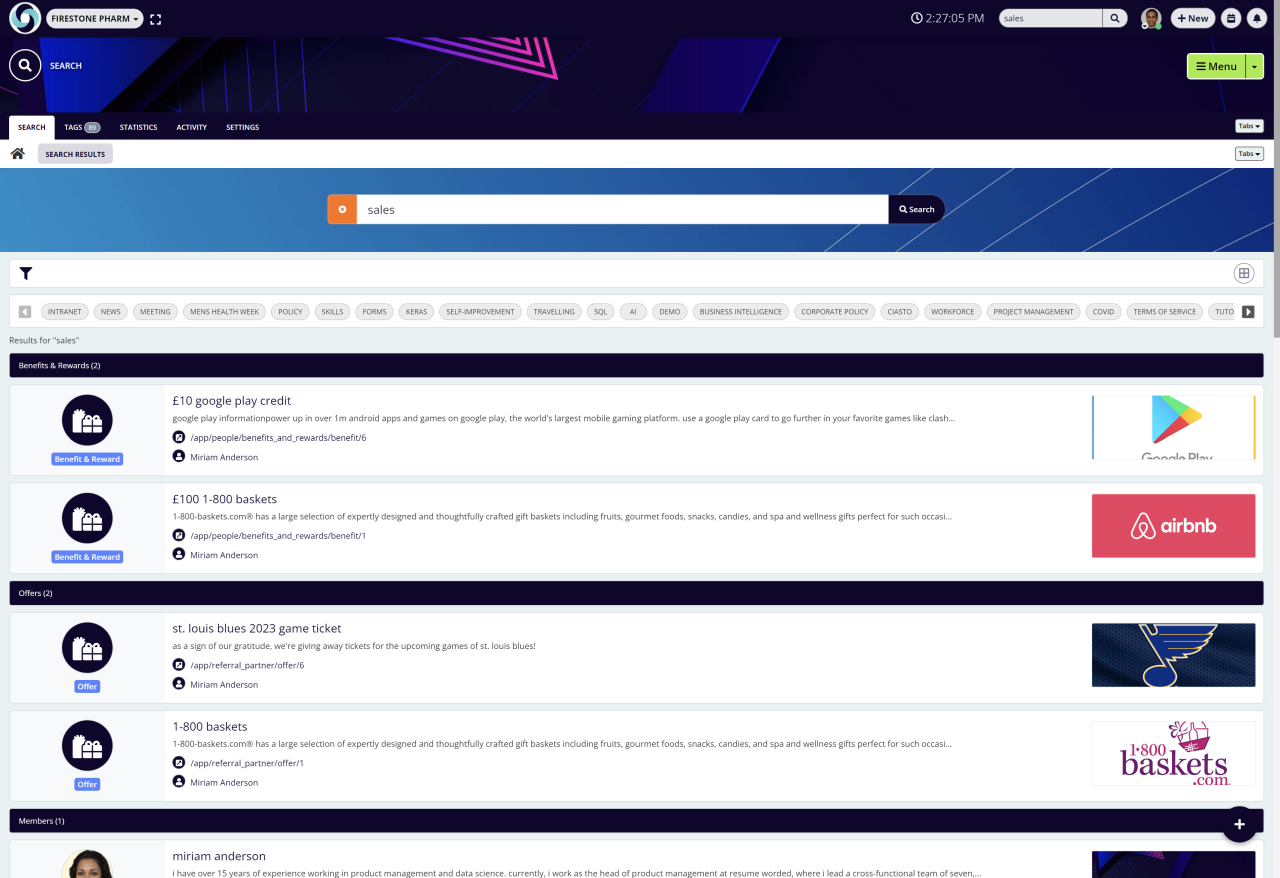 Search Engine For Intranet